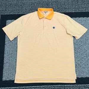 Peter Millar Summer Comfort Polo Men’s XL Performance Stripe Casual Golf Preppy